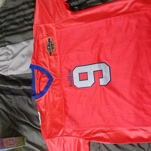 Bobby boucher water boy jersey...orange and blue...4x